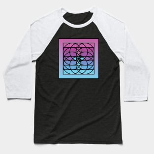 Doc Labs - Third Eye / Awakening (Geometric Art / Meditation / Yoga) - Version 1 - (Blue/Purple) Baseball T-Shirt